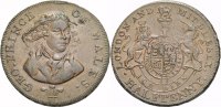 BRITISCHE TRADE TOKEN Cu Halfpenny MIDDLESEX: NATIONAL SERIES