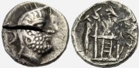 GRIECHISCHE MÜNZEN Drachme PERSIEN, UNBEKANNTER HERRSCHER