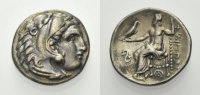 KÖNIGE VON MAKEDONIEN AR Drachme PHILIPPOS III. ARRHIDAIOS