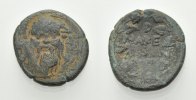 GRIECHISCHE MÜNZEN UNTER ROM AE Bronze D. JUNIUS SILANUS, PRAETOR IN MAKEDONIEN