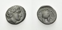 GRIECHISCHE MÜNZEN AE Kleinbronze MAKEDONIEN: ORTHAGOREIA