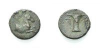 GRIECHISCHE MÜNZEN AE Kleinbronze AIOLIS: KYME