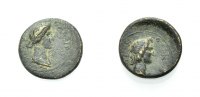 GRIECHISCHE MÜNZEN UNTER ROM AE Bronze MYSIEN, PERGAMON, AUTONOM (CLAUDISCH)