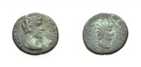 GRIECHISCHE MÜNZEN UNTER ROM AE Bronze LYDIEN: TRIPOLIS, UNTER TIBERIUS