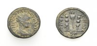 GRIECHISCHE MÜNZEN AE Bronze PISIDIEN ANTIOCHIA: VOLUSIANUS