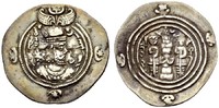 PERSIEN: SASANIDEN Drachme XUSRO II.