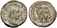 GRIECHISCHE MÜNZEN UNTER RÖMISCHER HERRSCHAFT Billon-Tetradrachmon ANTIOCHIA AM ORONTES: PHILIPPUS I. ARABS