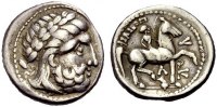 KELTISCHE MÜNZEN AR Tetradrachmon OSTKELTEN: IMITATION PHILIPP II.