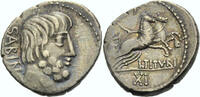 RÖMISCHE REPUBLIK, Denar L. Titurius Sabinus, 89 v. Chr.