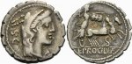 RÖMISCHE REPUBLIK, Denar L. Procilius, 80 v. Chr.