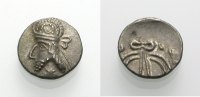 PERSIEN AR Hemidrachmon PERSIS: UNBEKANNTER KÖNIG UNTER PARTHISCHER OBERHERRSCHAFT