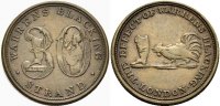 BRITISCHE TRADE TOKEN Cu Farthing MIDDLESEX: LONDON, WARRENS BLACKING