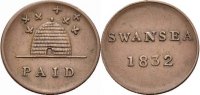 BRITISCHE TOKEN Cu-Token WALES, SWANSEA: PAYMENT TOKEN