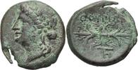 GRIECHISCHE MÜNZEN AE Kleinbronze LUKANIEN: THOURIOI