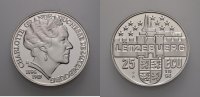 EUROPÄISCHE UNION AR 25 Ecu GROSSHERZOGTUM LUXEMBURG: CHARLOTTE