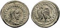 GRIECHISCHE MÜNZEN UNTER RÖMISCHER HERRSCHAFT Billon Tetradrachmon ANTIOCHIA AM ORONTES: PHILIPPUS I. ARABS