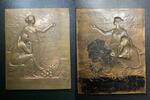 Exonumia Bronze Canada 1923 119x148mm  Plaque Mission Canadienne en Fran... 359,83 EUR  zzgl. 22,33 EUR Versand
