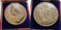 Great Britain  1887 Queen Victoria Diamond Jubilee Medal in Case unz