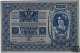 1000 Kronen 1902 - Österreich - grüner Unterdruck - bankfrisch