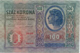 100 Kronen 1919 - Deutschösterreich - ungar. Rückseite - vorzüglich