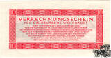 10 Reichsmark 1944 - Verrechnungsschein dt. Wehrmacht - bankfrisch