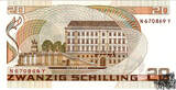 20 Schilling 1986 - 2.Republik - bankfrisch