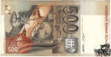 500 Kronen (Korun) 1993 - Slowakei - sehr schön
