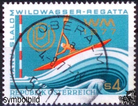 Österreich o 1977 4 S WildwasserKanu Slalom WildwasserRegatta