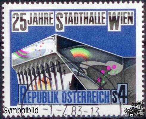 Österreich o 1983 4 S 25 Jahre Wiener Stadthalle