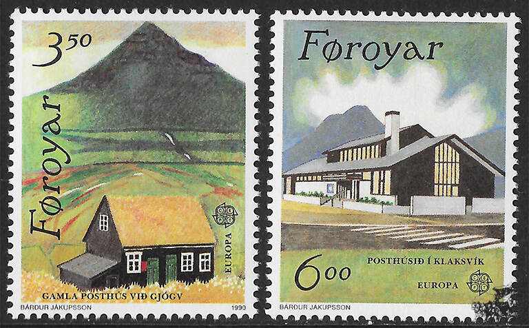 Färoeer Inseln Dänische Verwaltung Färöer 1990 ** - Postalische ...