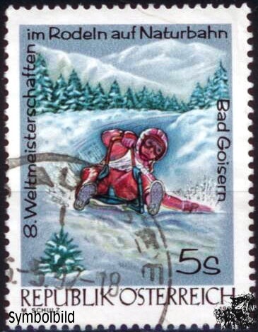 Österreich o 1992 5 S 8. Weltmeisterschaft im Rodeln auf Naturbahn