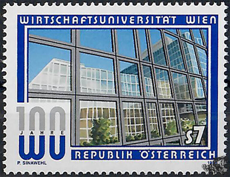 Österreich ** 1998 7 S 100 Jahre Wirtschaftsuniversität Wien