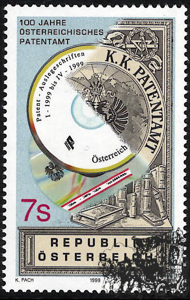 Österreich ** 1999 7 S 100 Jahre Österreichisches Patentamt