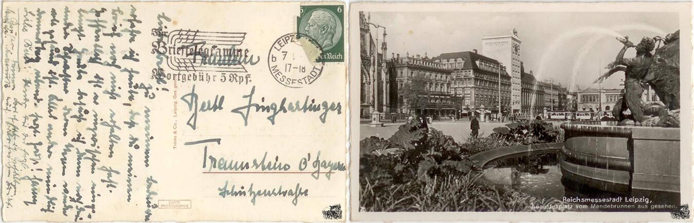 6x Programme Bühnen der Reichsmessestadt Leipzig 1939-1940