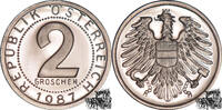 Österreich 2 Groschen 2 Groschen 1987 - PP -