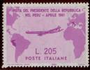 Italien, Südamerika-Flug Giovanni Gronchi, zurückgezogene Marke - Nr.I ** -