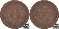 Schweiz 1 Rappen 1 Rappen 1877 B -