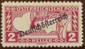 Österreich Eilmarke Merkur Deutsch-Österreich - Nr.252C** -