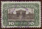 Österreich 10 Kronen Parlament Zähnung B - Nr.290 B -