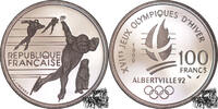 100 Francs 100 Francs 1990 - Eisschnelllauf -