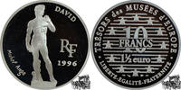 100 Francs / 1,5 Euro Francs 100 Francs - 1,5 Ecu 1996 - David -