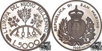 San Marino 5000 Lire 5000 Lire 1998 - Millenium -