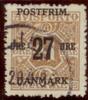 Dänemark o 1918 - 27 Ore Verrechnungsmarken
