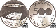 Ungarn 500 Forint 500 Forint 1986 - Fussball WM -