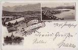 Österreich Gruss vom Wörthersee, u.a. Velden, 1896 -