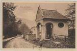 Österreich Göß bei Leoben, Straßenansicht mit Gamsfelsen und Kapelle 1910 -