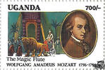 Uganda Uganda ** 1992 - 200. Todestag W. A. Mozart -