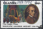 Uganda Uganda O 1992 - 200. Todestag W. A. Mozart -