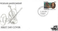 Uganda Uganda 1992 - 200. Todestag W. A. Mozart FDC -