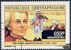 Zentralafrika O 1992 - 200. Todestag W. A. Mozart -